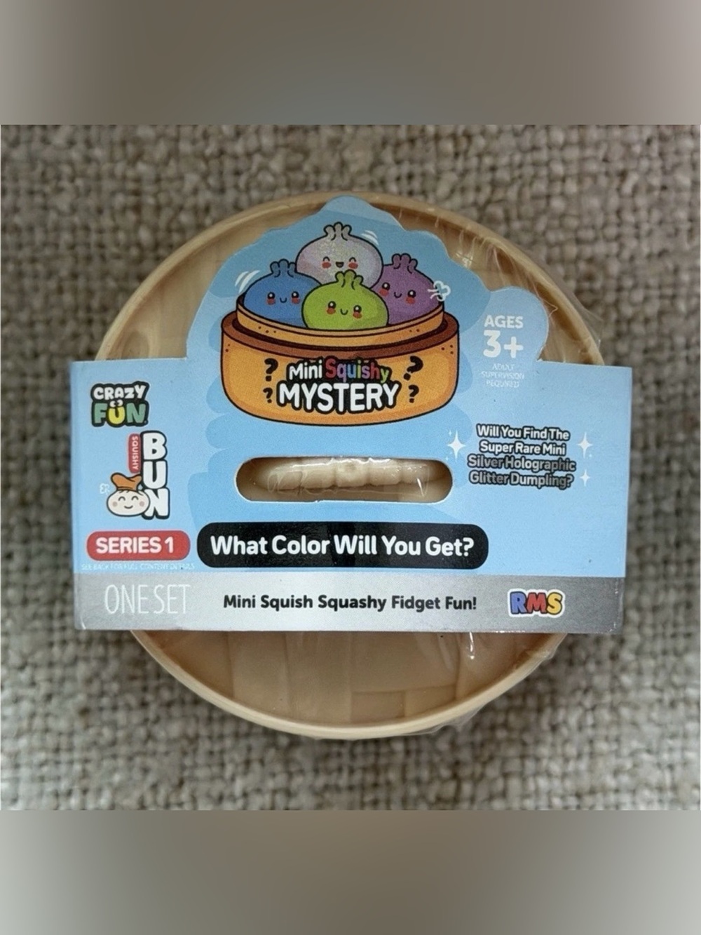 RMS MINI Squishy Mystery Dumpling Bun Crazy Fun Series 1
